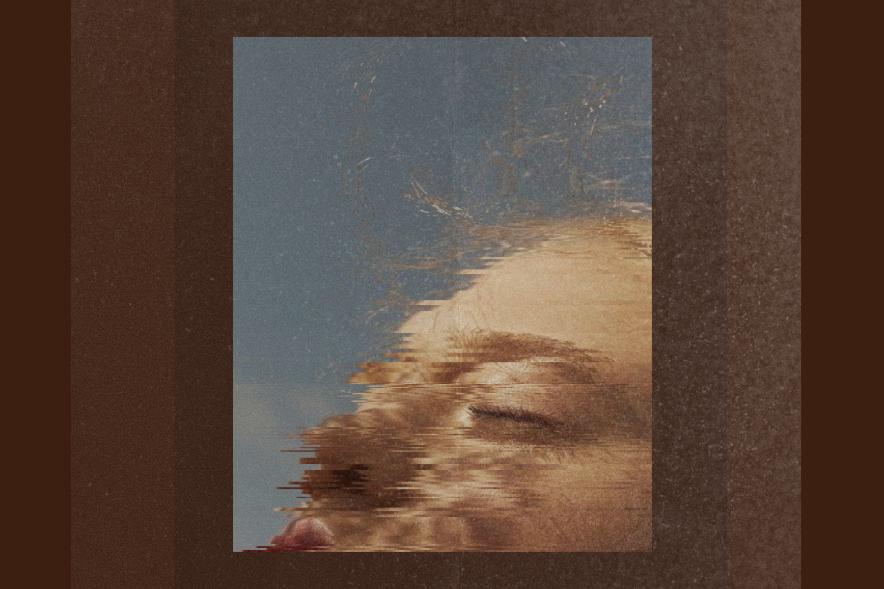 blurry image of female face