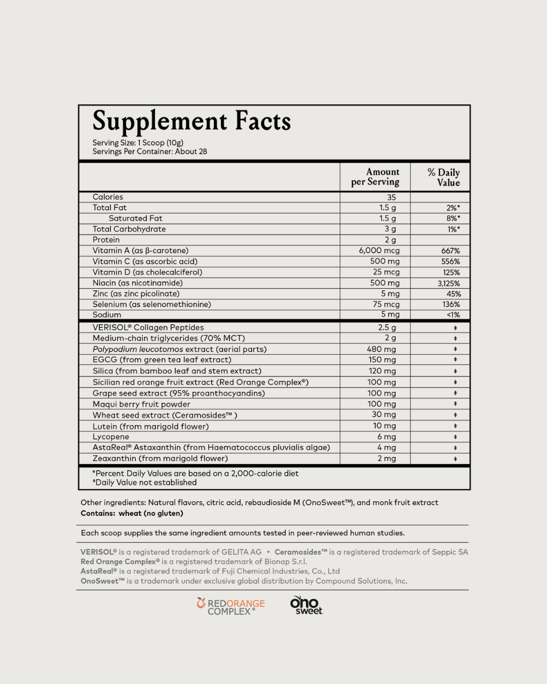 Skin + Hair Longevity Powdered Drink Supplement | Advanced Skin Nutrition