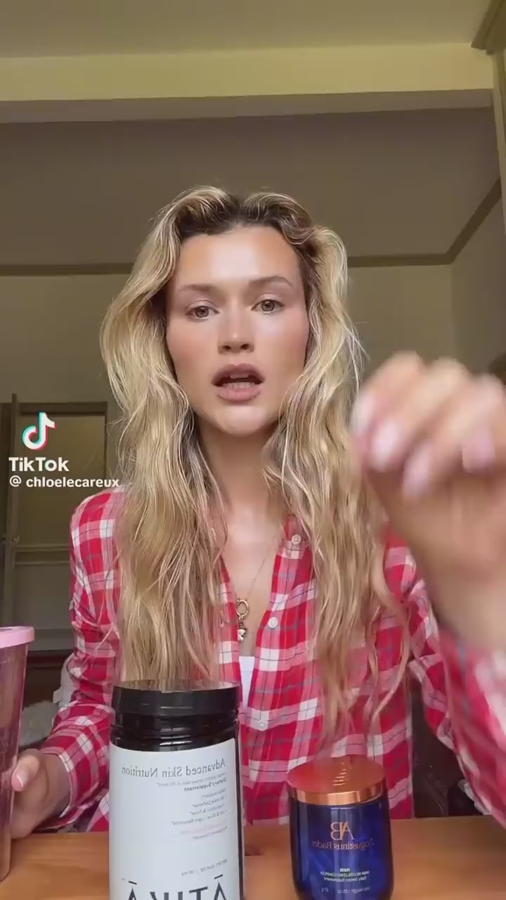 UGC: Chloe talking about the hydration and hair benefits she has seen with with ATIKA