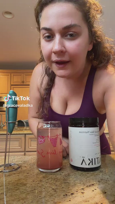 UGC: Grace making the ATIKA drink before dinner and talking about the benefits